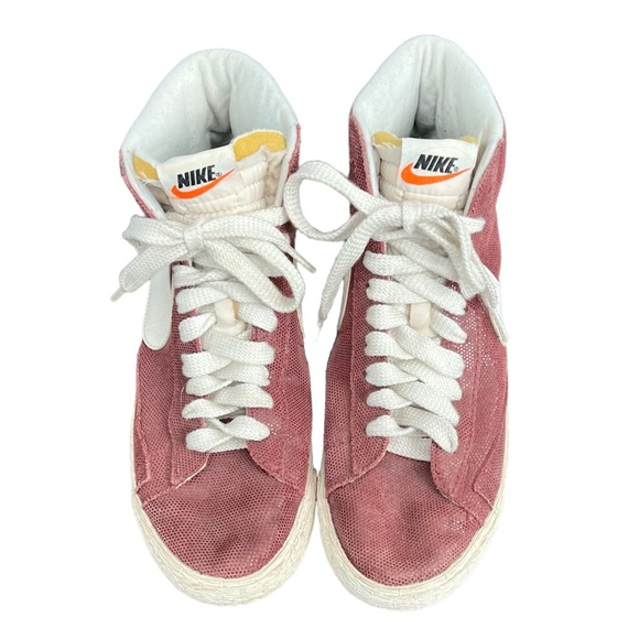 Nike Blazer mid 77’ womens burgundy metallic and pink size 8 - Picture 2 of 8